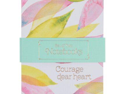 Courage Dear Heart Citrus Leaves Notebook Set