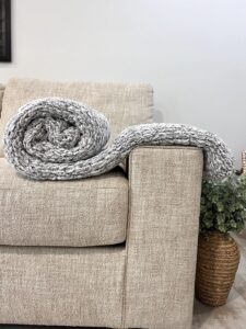 Handmade Woven Blanket 68x61in MULTI BLK WHITE