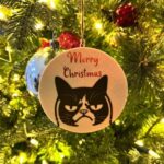 3D Printed Grumpy Cat Ornament